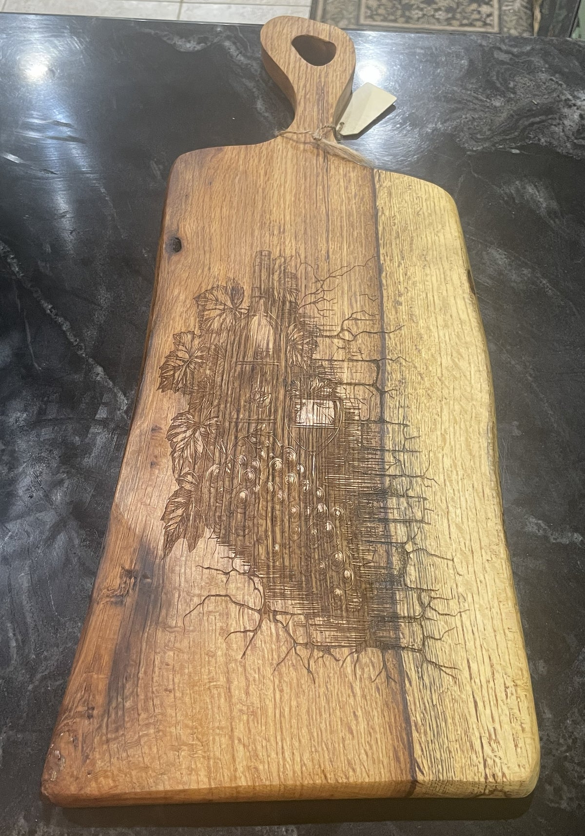 Bring Tuscany Home with Handcrafted Red Oak and Fine Engraving.