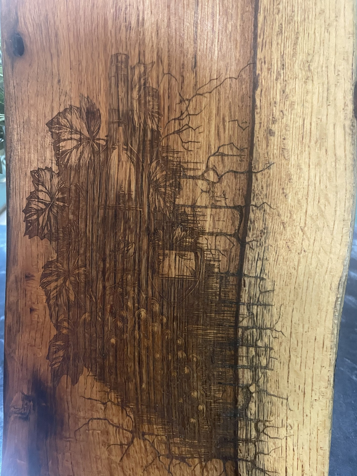 Bring Tuscany Home with Handcrafted Red Oak and Fine Engraving.